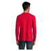 SOĽS Monarch Pánske tričko s dlhým rukávom SL11420 Red