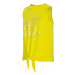 4F JUNIOR-GIRLS-t-shirt-HJL21-JTSD013B-71S-Yellow Žltá