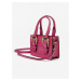 Tmavo ružová dámska kabelka s puzdrom Versace Jeans Couture