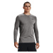 Tričko Under Armour Cg Armour Fitted Crew Charcoal Light Heather