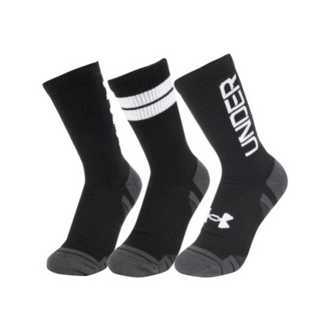 Ponožky UNDER ARMOUR UA Perf Tech Nov 3 pack Crew-BLK