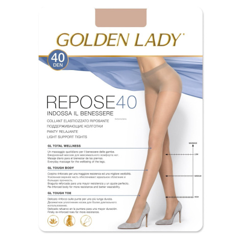 Dámske pančuchové nohavice Golden Lady Repose 2-5XL 40 deň