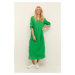 Cream Košeľové šaty 'Bellis'  zelená