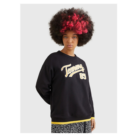 Black Womens Sweatshirt Tommy Jeans - Women Tommy Hilfiger