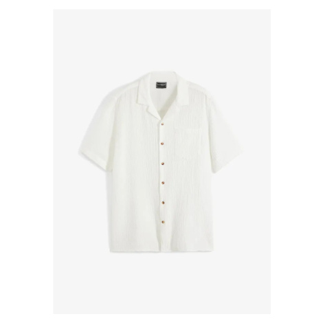 Košeľa s krátkym rukávom, mušelínová bonprix