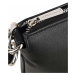 Čierna dámska kabelka s farebnou retiazkou