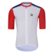HOLOKOLO Cyklistický dres s krátkym rukávom - TECHNICAL - biela/modrá
