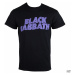 Tričko metal ROCK OFF Black Sabbath Wavy Logo Čierna