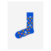 Hamburger Ponožky Happy Socks Modrá