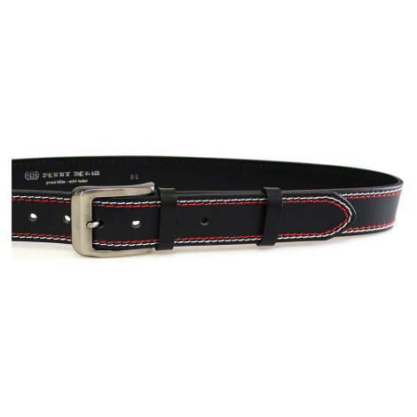 PENNY BELTS 02NKS-2-B-CV Pánsky kožený opasok čierny