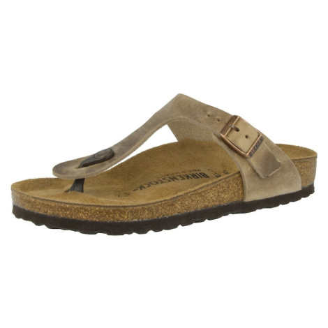 BIRKENSTOCK Žabky 'Gizeh'  hnedá