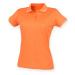 Henbury Dámske funkčné polo tričko H476 Bright Orange