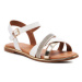 Tommy Hilfiger Sandále Flat Sandal T3A2-33252-0326 S Biela