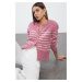 Trendyol Dusty Rose Soft Texture Crew Neck Knitwear Cardigan