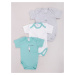 Yoclub Kids's Bodysuits With Bunnies 3-Pack BOD-0504G-A33K