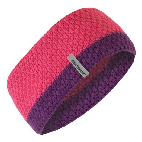 Čelenka Sensor čelenka pletená Farba: ružová