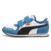 PUMA Tenisky 'Cabana Racer'  modrá denim / oranžová / čierna / biela