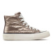 Tommy Hilfiger Plátenky High Top Lace-Up Sneaker T3A9-32290-1437 S Zlatá