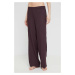 Pyžamové nohavice Calvin Klein Underwear dámske, fialová farba