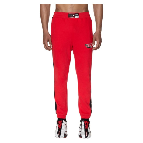 Diesel Tepláky - AMSB-BOUNSS-HT02 TROUSERS červené