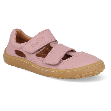 Barefoot dětské sandály Froddo - Elastic Sandal pink růžové