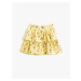 Koton Patterned Skirt with Ruffles