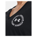 Čierne dámske športové tričko Under Armour Tech Solid LC Crest