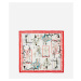 Šatka Karl Lagerfeld Karl Series Silk Scarf Multi