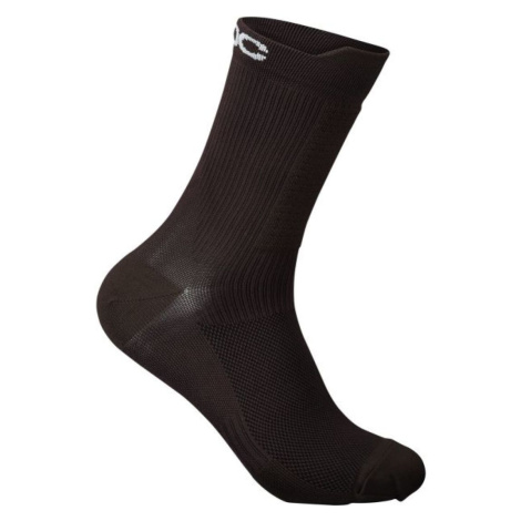 POC Cyklistické ponožky klasické - LITHE MTB - hnedá
