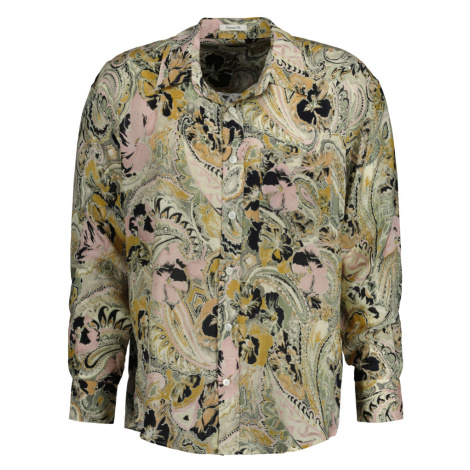 KOŠEĽA GANT OS PAISLEY CUPRO SHIRT LIGHT MUSTARD YELLOW