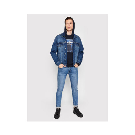 Pepe Jeans Džínsová bunda Pinner PM402465 Tmavomodrá Regular Fit