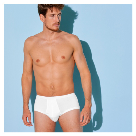 Jednofarebné slipy Éminence®s otvorom a vyšším pásom, 2 ks Blancheporte