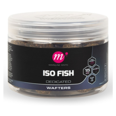 Mainline vyvážené boilie wafters iso fish - 15 mm 150 ml