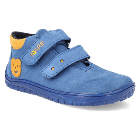 Barefoot členková obuv s membránou Fare Bare - B5426201 modrá