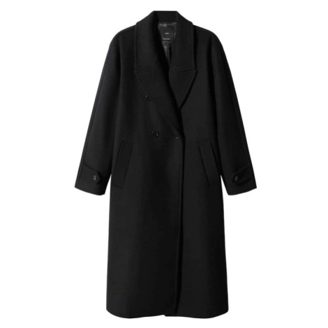MANGO Prechodný kabát 'gauguin'  čierna