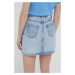 Rifľová sukňa Pepe Jeans Hannah mini, puzdrová