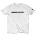 Billie Eilish tričko Black Racer Logo Biela