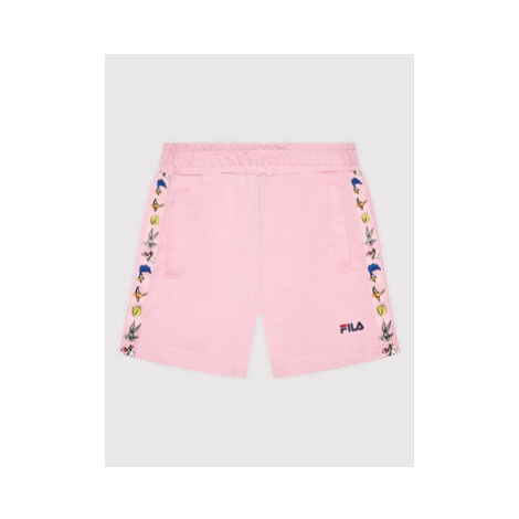 Fila Športové kraťasy Laer FAK0036 Ružová Regular Fit