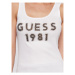 Guess Top Tank Top W3RP07 K1814 Biela Slim Fit