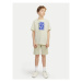 Jack&Jones Junior Tričko Jormarbella 12257641 Écru Loose Fit