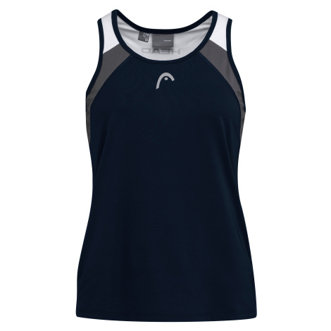 Dívčí tílko Head Club 22 Tank Top Girls Dark Blue 140 cm