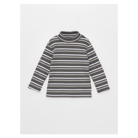 LC Waikiki Turtleneck Long Sleeve Striped Baby Boy T-Shirt