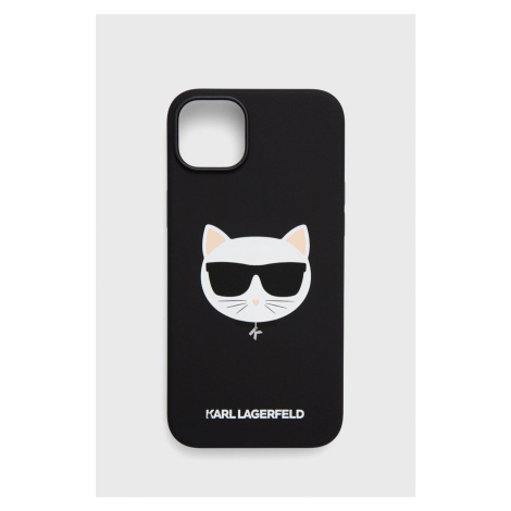 Puzdro na mobil Karl Lagerfeld Iphone 14 Plus 6,7" čierna farba