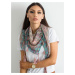Light pink scarf with ethnic print