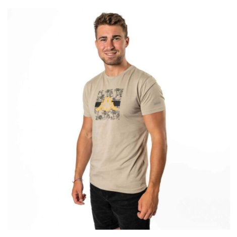 Kappa LOGO GRAMI Pánske tričko, béžová, veľkosť