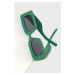 Slnečné okuliare Jeepers Peepers zelená farba