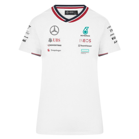 Mercedes AMG Petronas dámske tričko Driver white F1 Team 2024