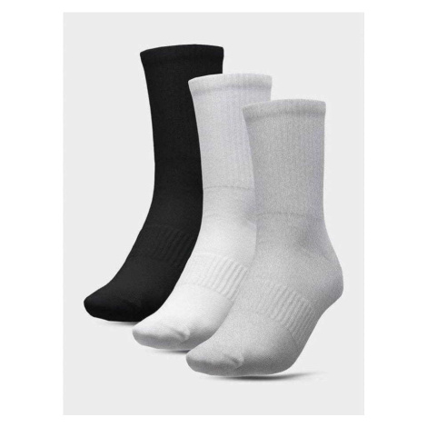 Pánske ponožky 4F H4L22-SOM303 šedé_biele_čierne Šedá 43-46