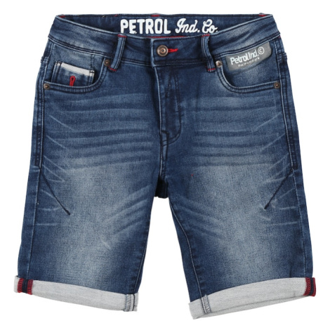 Petrol Industries Džínsy 'Jones'  modrá denim / červená