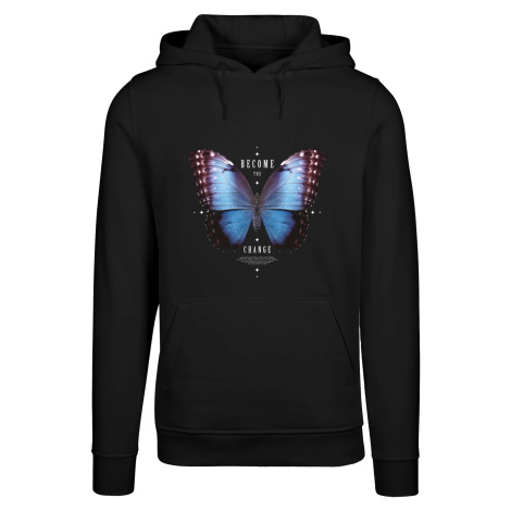 Men's sweatshirt Become The Change Butterfly Hoody black mister tee